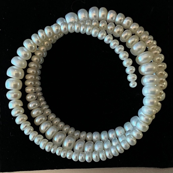 Beautiful Cultured Pearl Wrap Bracelet - Picture 1 of 2